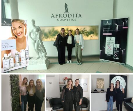 Viste de l'entreprise slovène de cosmétique AFRODITA